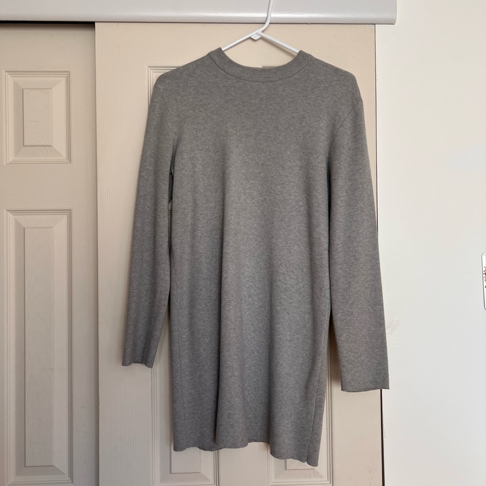 Oversized Long sleeve Mini Sweater Dress